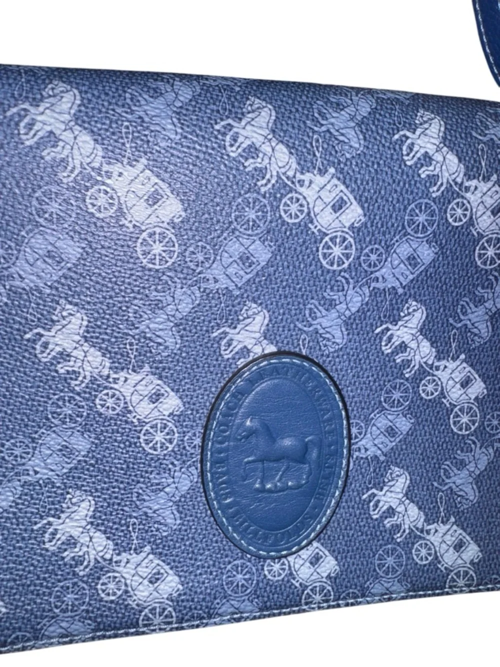Coach Camille blue crossbody bag NWOT - Picture 2 of 11